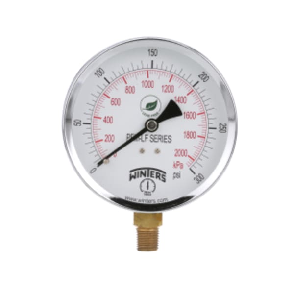 Economy Pressure Gauge 1/4" x NPT Connection - 0/100 psi/kPa