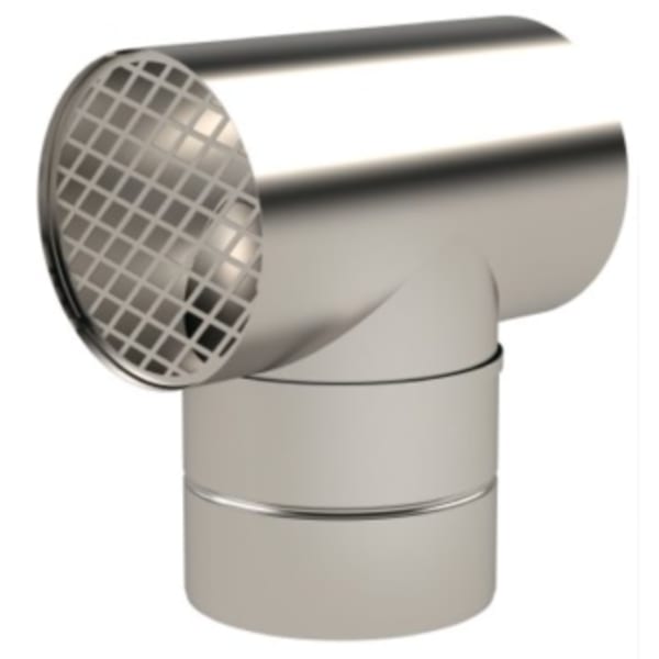 3" Z-Vent -  Termination Tee - Single Wall