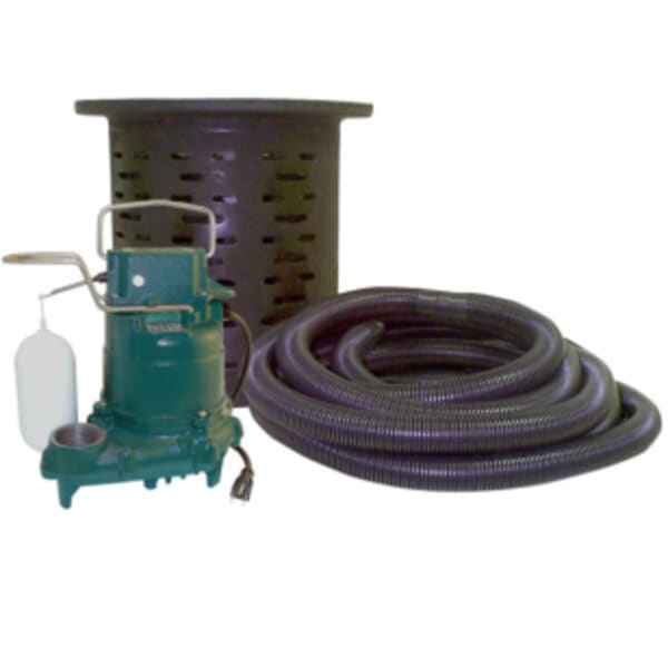 MODEL 108 CRAWL SPACE SYSTEM - Basin Size: 12-1/4" x 14-7/8" 3/10 HP - 2", 115 V
