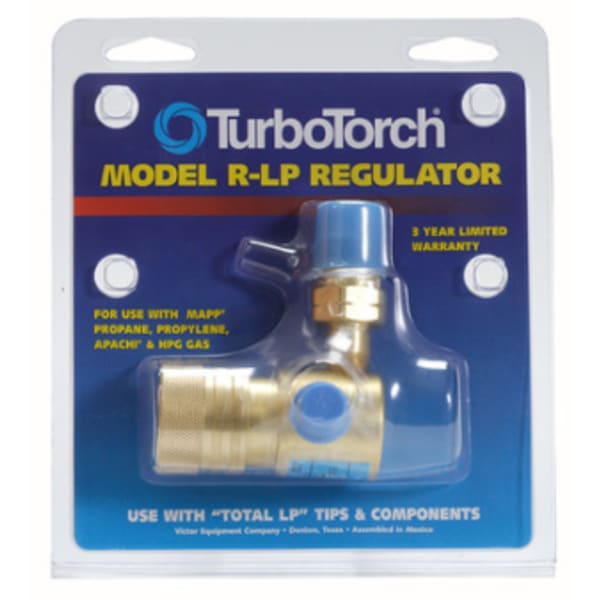 R Series LP Regulator for precise gas control. For use with Mapp//Pro, Propane, Propylene gas