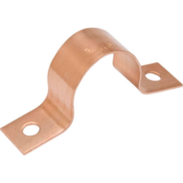 1" 2-Hole Copper Pipe Strap