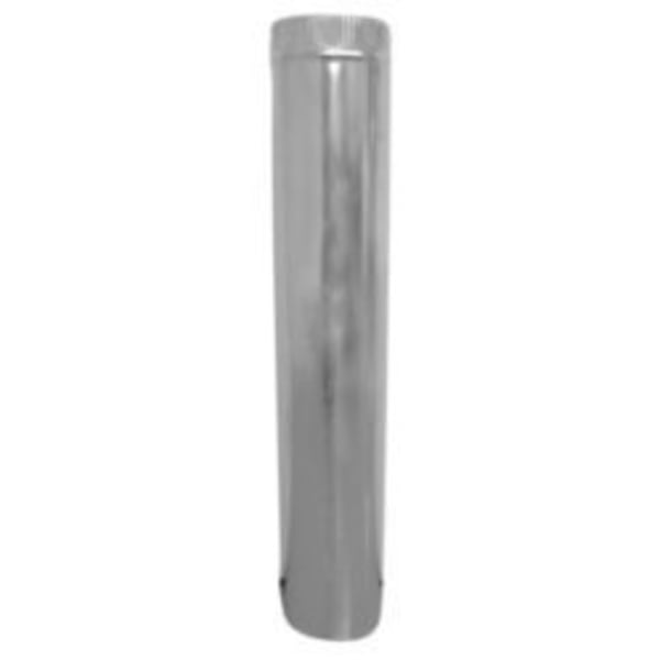8" x 60" - 26 Gauge Pipe - Snap Lock