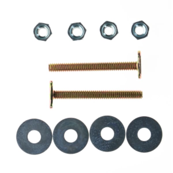 1/4" x 3-1/2" Double Nut Toilet Bolt Set