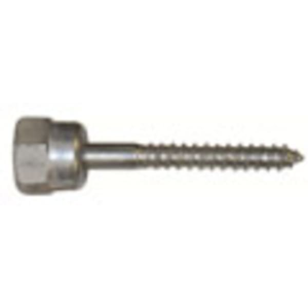 Sammys® 1/2" Vertical Threaded Rod Anchor - GST 2 with a 2" Long Anchor for Wood