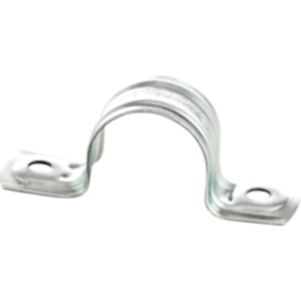 3/4" 2-Hole Galv Pipe Strap