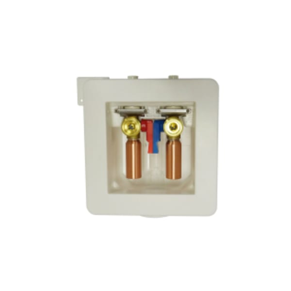 Washing Machine One Stop Box™ with Water Hammer Arresters - 1/2" Uponor ProPEX® w/ HA x 3/4" GHT