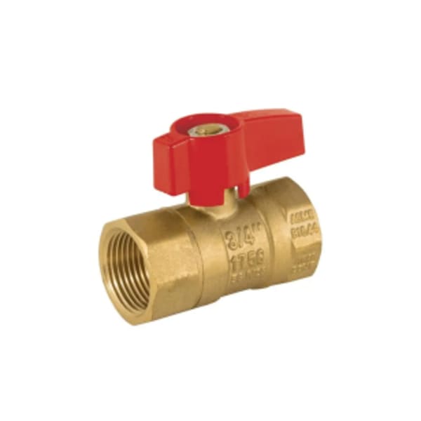 3/4" FIP - Gas Ball Valve, 2 Piece, 175 WOG