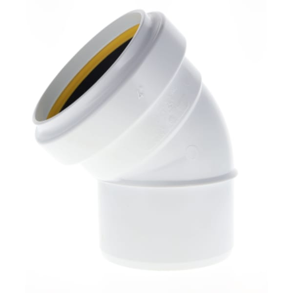 6" 1/8 Bend - 45° - Elbow (Street) - Gasketed, Sewer & Drain Fitting