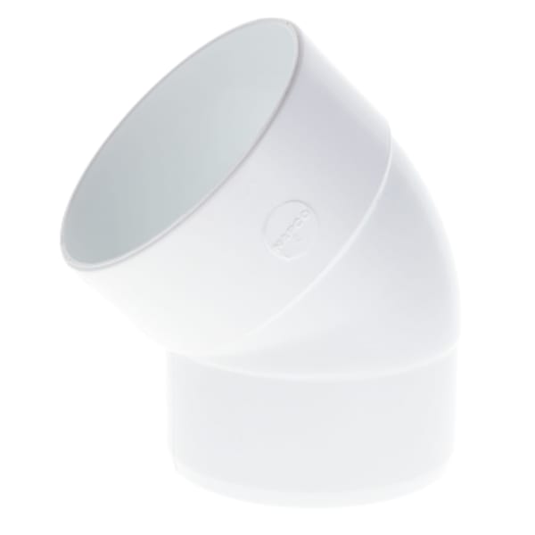 6" 1/8 Bend - 45° - Elbow (Street) - Solvent Weld, Sewer & Drain Fitting