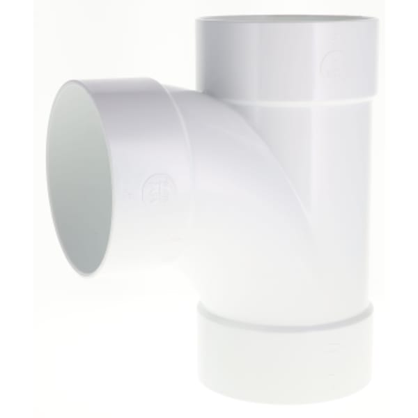 6" Tee - Solvent Weld, Sewer & Drain Fitting