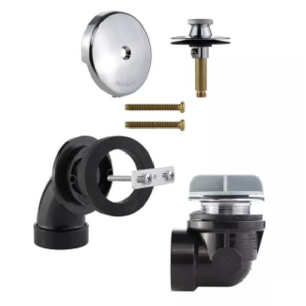 Rapid Fit® Lift & Turn Half Kit for Use with Bath Waste Assembly, with test kit ABS