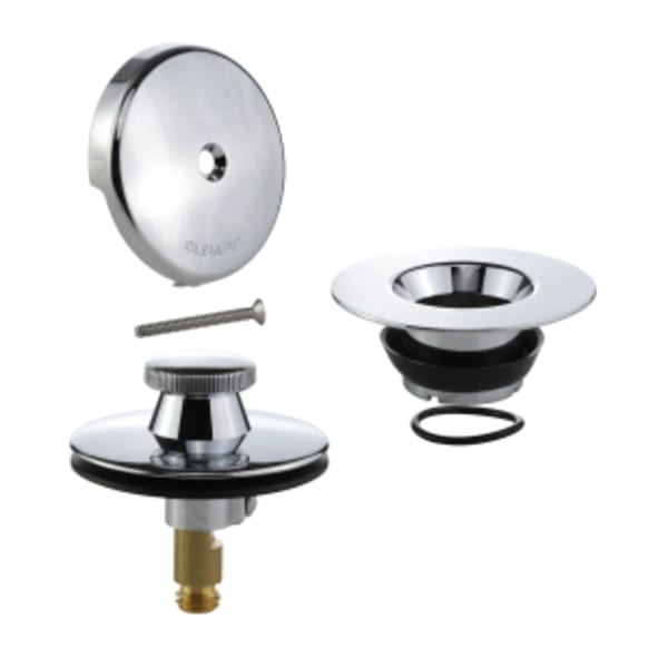 Wasate & Overflow, Lift & Turn - 1 Hole Overflow Plate