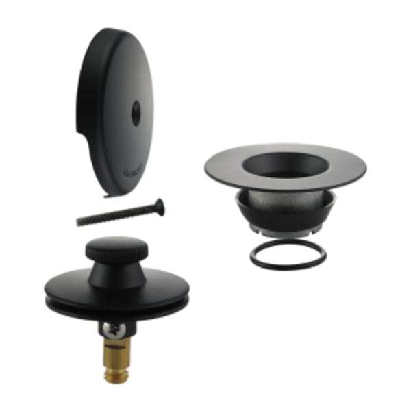 Wasate & Overflow, Lift & Turn - 1 Hole Overflow Plate