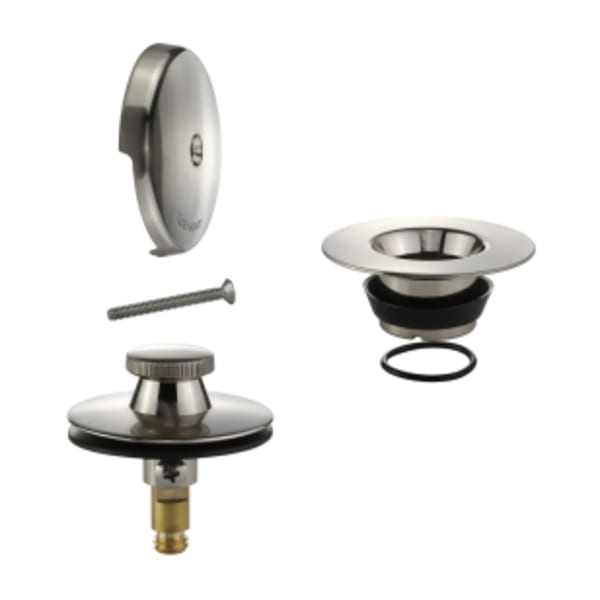 Wasate & Overflow, Lift & Turn - 1 Hole Overflow Plate
