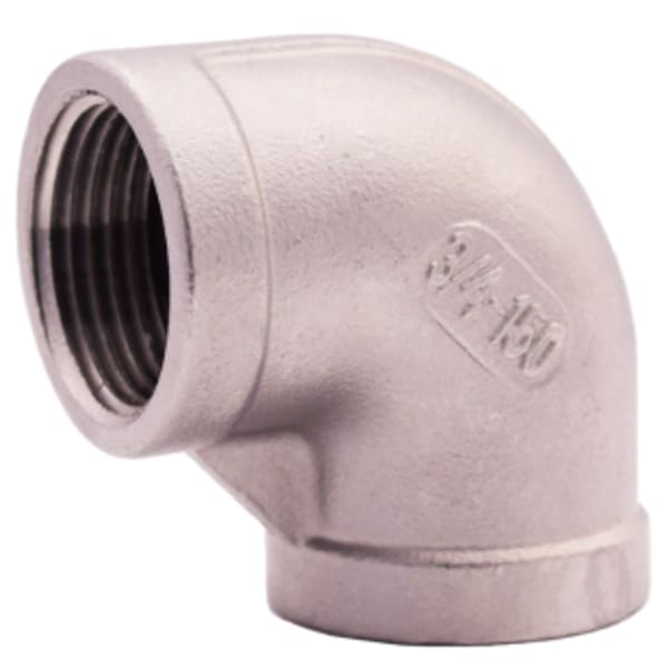 3/4" - Stainless Steel 90 Deg Elbow - FNPT x FNPT