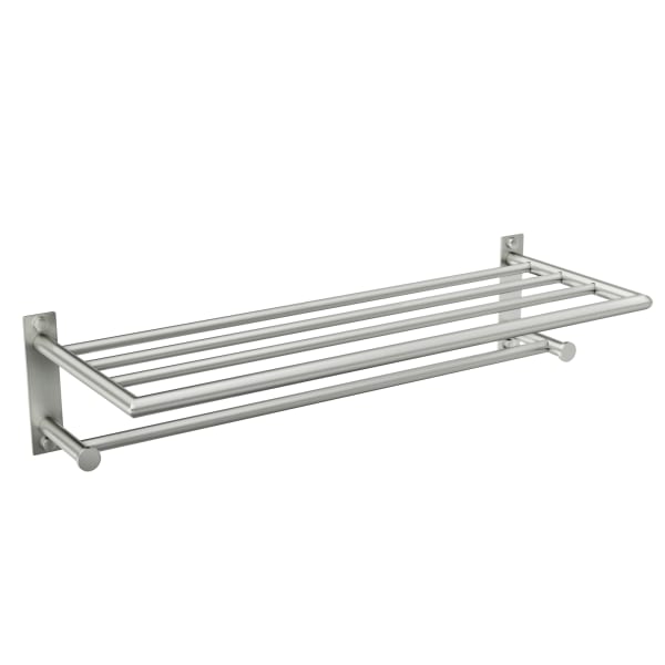 Pacific Plumbing Supply Company  Moen Arlys Brushed nickel towel shelf