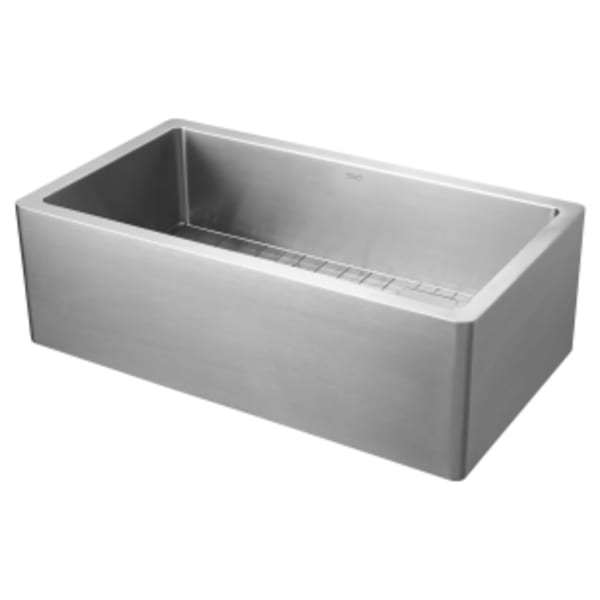 Avery® 36 x 20" Stainless Steel Undermount or Flush Mount Single Bowl Apron Front Kitchen Sink