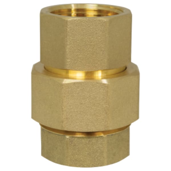 3/4" FIP x 1/2" FIP Brass Union LF