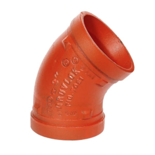 3" 90 Elbow (Adapter) - Painted - GR x MPT