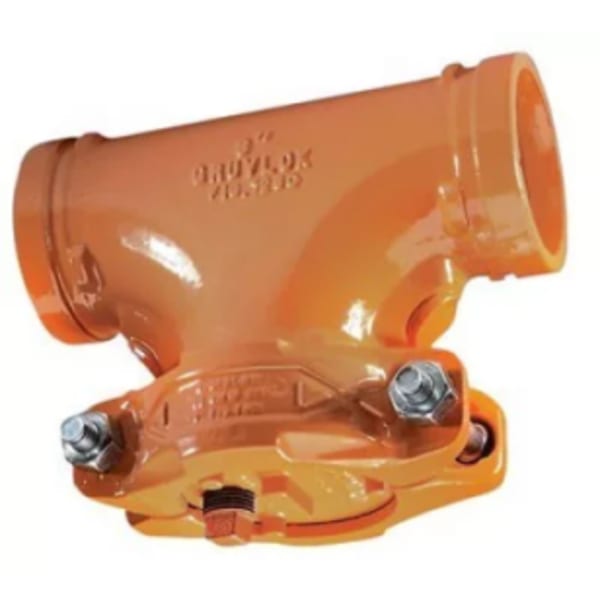 2" Tee (Strainer) - Galvanized - GR x GR x FPT