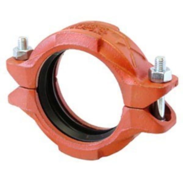 18" Coupling RigidLok (Flush Gap) - Galvanized - GR x GR (EPDM (Green & Red))