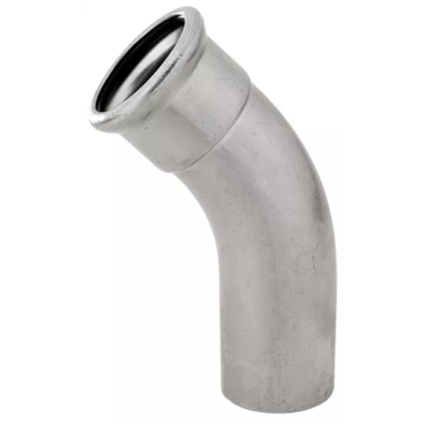 1/2" 45° Elbow (Street) - 316 Stainless Steel - Press