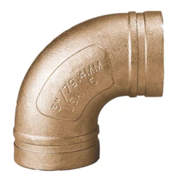2-1/2" 90° Elbow - Copper - GR x GR