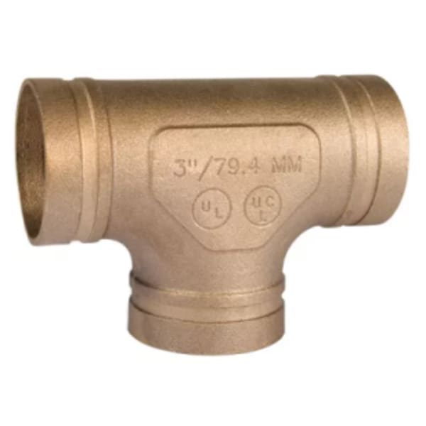 4" Tee - Copper - GR x GR x GR