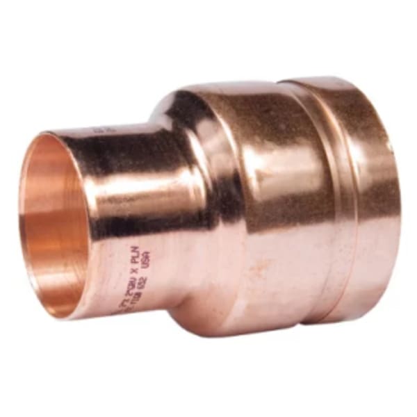 2" x 1-1/2" Fitting Reducer - Copper - GR x SWT
