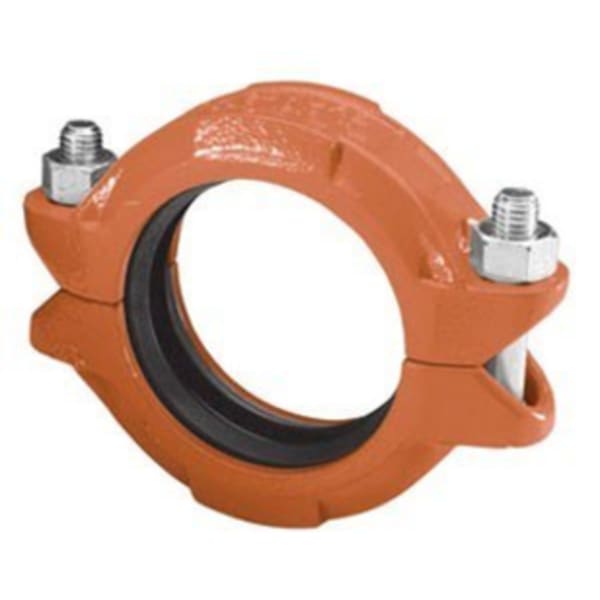 1" Coupling - Galvanized -  (Buna-N (Orange))
