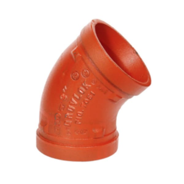 5" 45 Elbow - Galvanized - Plain End