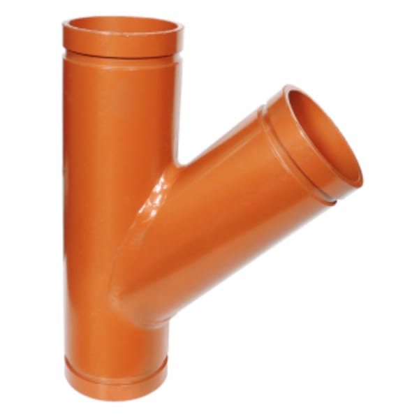 2-1/2" Wye (Lateral) - Painted - Plain End