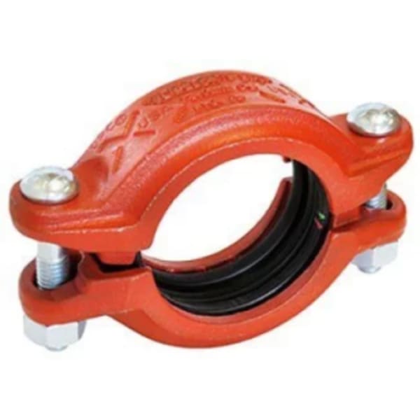 2" SlideLok Coupling - Painted - GR x GR (Buna-N (Orange))