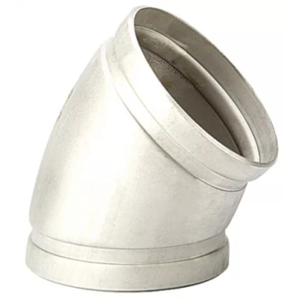 6" 45 Elbow - 304 Stainless Steel - GR x GR