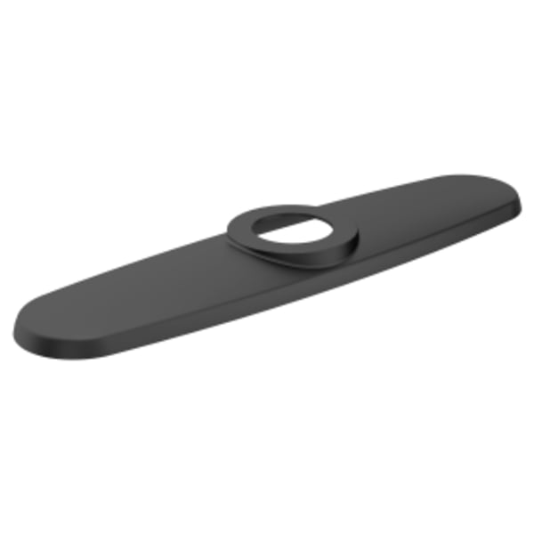 10" Kitchen Escutcheon in MATTE BLACK