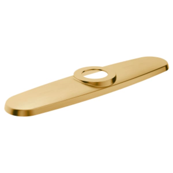 10" Kitchen Escutcheon in SATIN BRASS