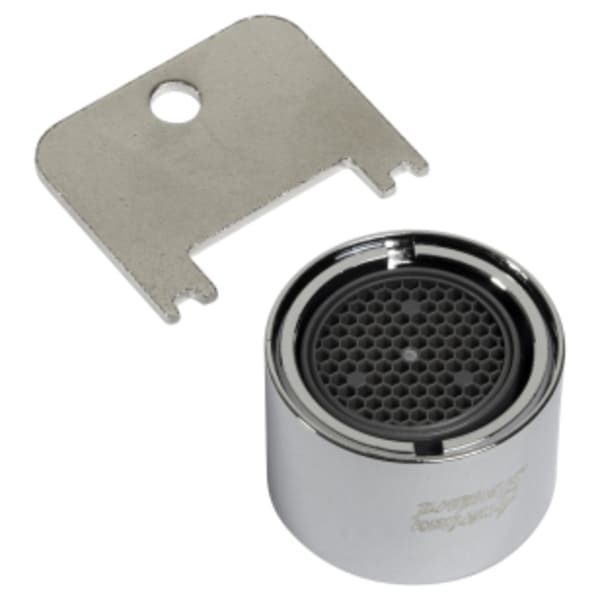 1.0 gpm/3.8 L/min Pressure-Compensating Vandal-Resistant Aerator With Key Chrome