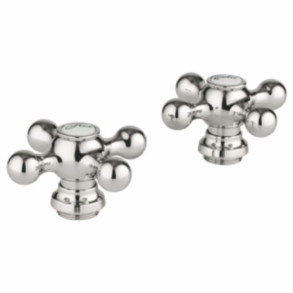 Grohe - Seabury® 1.2 GPM, Polished Nickel Infinity, Metal Fitting, 2-Cross Handle, Handle with 45952 Cap for 20800/25502 Seabury Bathroom Sink Faucet/Roman Tub Filler