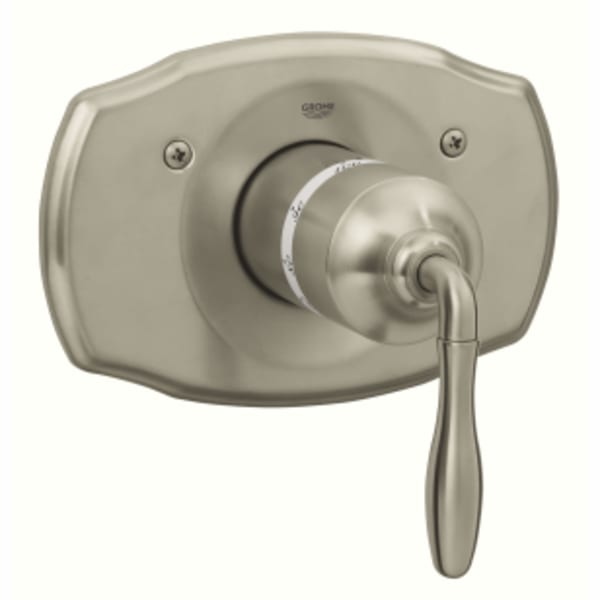 Central Thermostatic Valve Trim in GROHE BRUSHED NICKEL