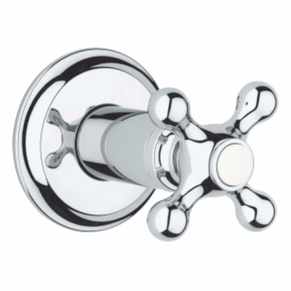Volume Control Valve Trim with Cross Handle in GROHE CHROME