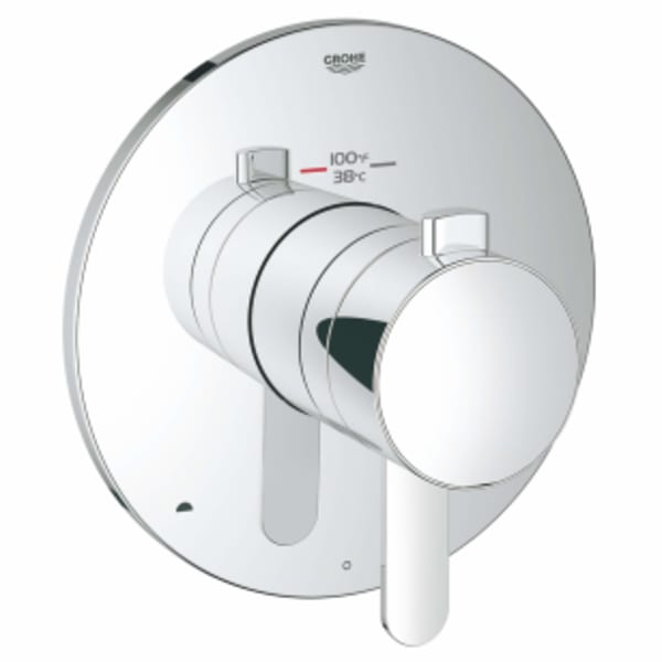 Dual Function Thermostatic Valve Trim in GROHE CHROME