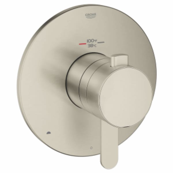 Dual Function Thermostatic Valve Trim in GROHE BRUSHED NICKEL