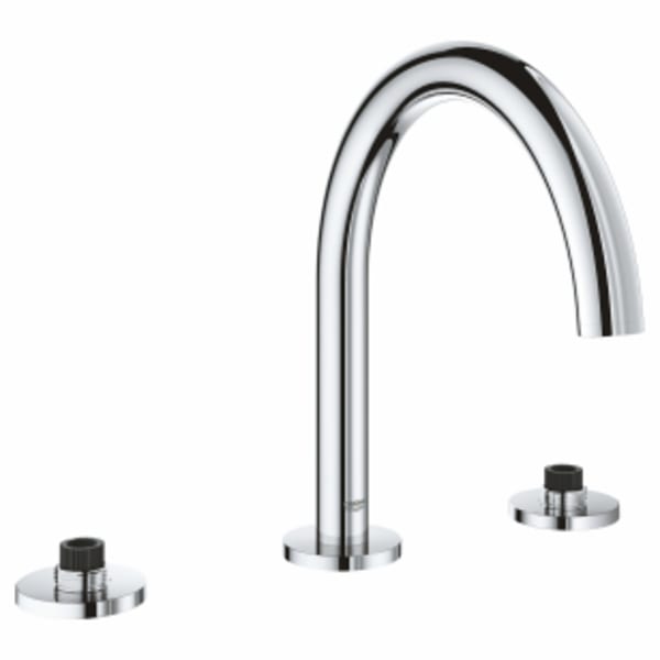 3-Hole 2-Handle Deck Mount Roman Tub Faucet in GROHE CHROME