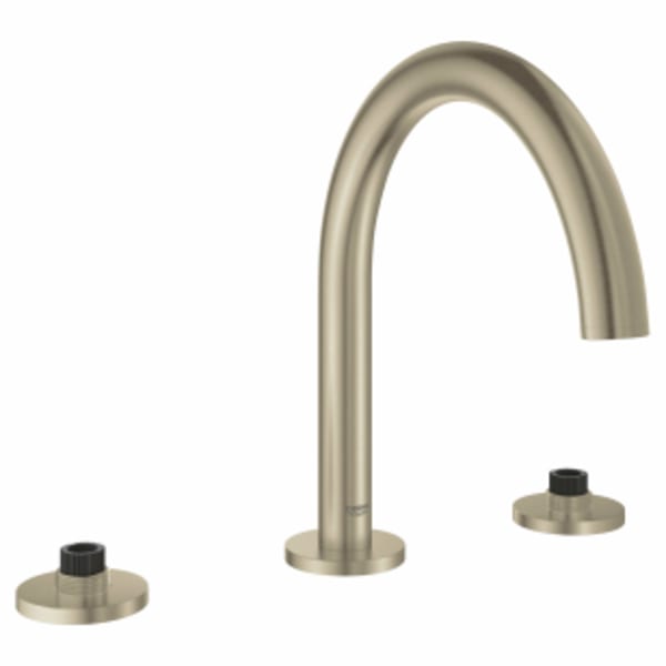 3-Hole 2-Handle Deck Mount Roman Tub Faucet in GROHE BRUSHED NICKEL