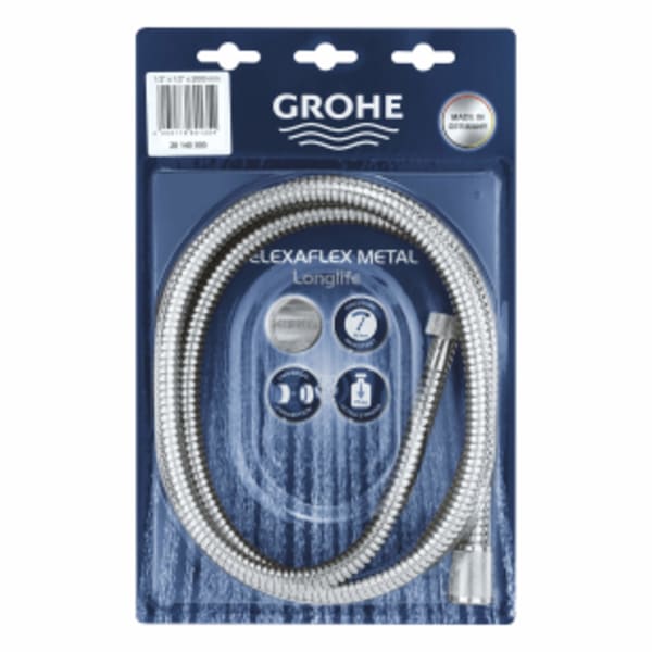 79" Metal Longlife Shower Hose in GROHE CHROME