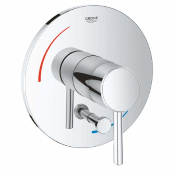 Pressure Balance Valve Trim with Diverter in GROHE CHROME