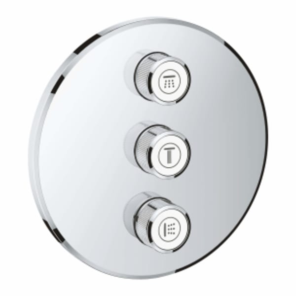 Triple Volume Control Trim in GROHE CHROME