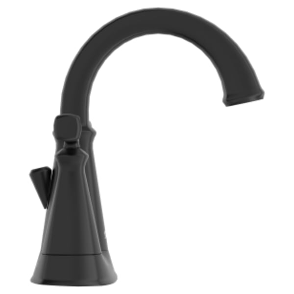 Edgemere® 4-Inch Centerset 2-Handle Bathroom Faucet 1.2 gmp/4.5 L/min With Lever Handles Matte Black