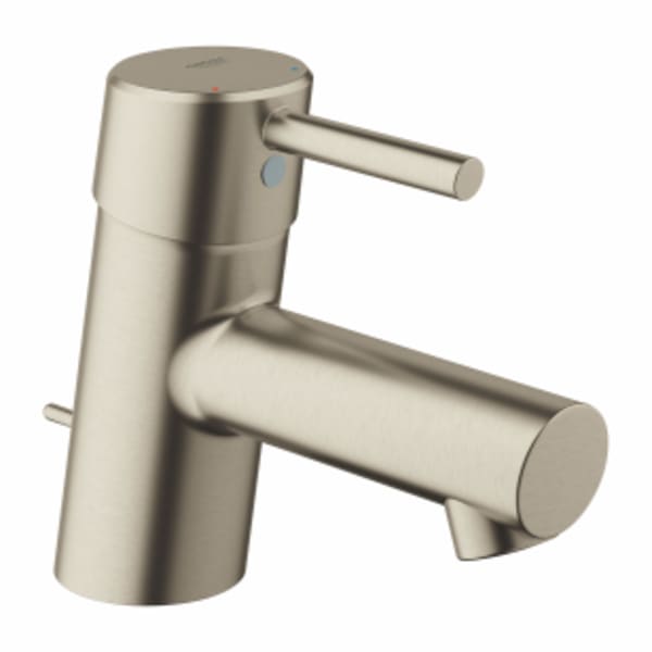 Single Hole Single-Handle XS-Size Bathroom Faucet 1.2 GPM in GROHE BRUSHED NICKEL