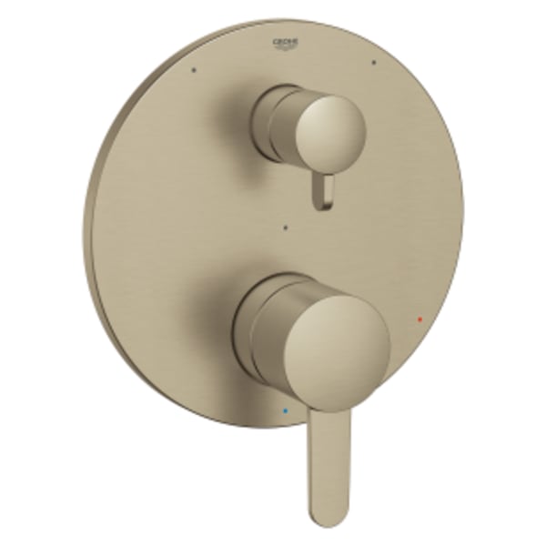 COSMOPOLITAN PRESSURE BALANCE VALVE TRIM WITH 3-WAY DIVERTER WITH CARTRIDGE in GROHE BRUSHED NICKEL